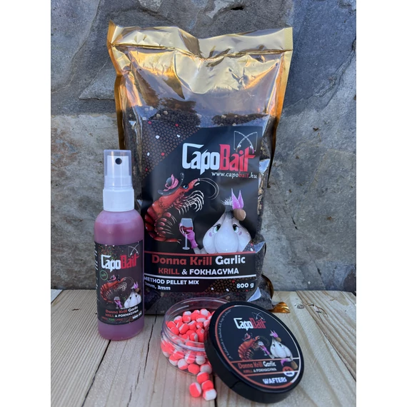 Donna Krill Garlic csomag – Krill-Fokhagyma ízvilágú horgász csalogató szett