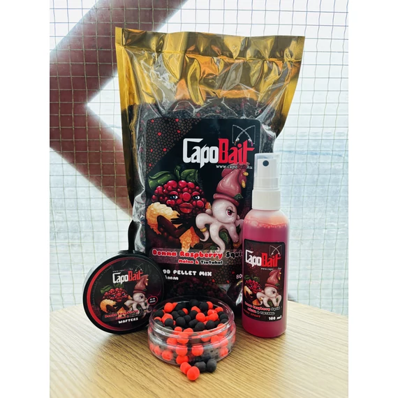 Donna Raspberry Squid (Málna-Tintahal) CSOMAG – Wafters, Spray, Pellet Mix