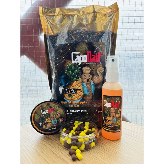 Don Pineapple Ginger csomag – Ananász-gyömbér ízű horgászcsali szett