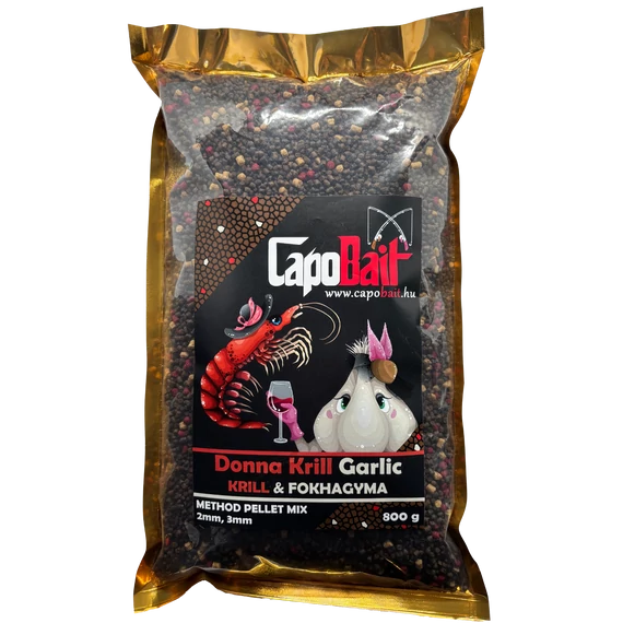 Donna Krill Garlic pellet mix – 800 g method pellet krill–fokhagyma ízesítéssel