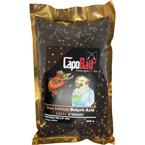 Don Salmon Butyric Acid – 800 g method pellet lazac és vajsav ízesítéssel